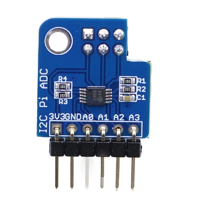 

Аналоговый Цифровой преобразователь ADS1115 I2C IIC Pi ADC, 16-битный преобразователь 3,3 В для Raspberry Pi 1/2/3/Zero/A +/B +