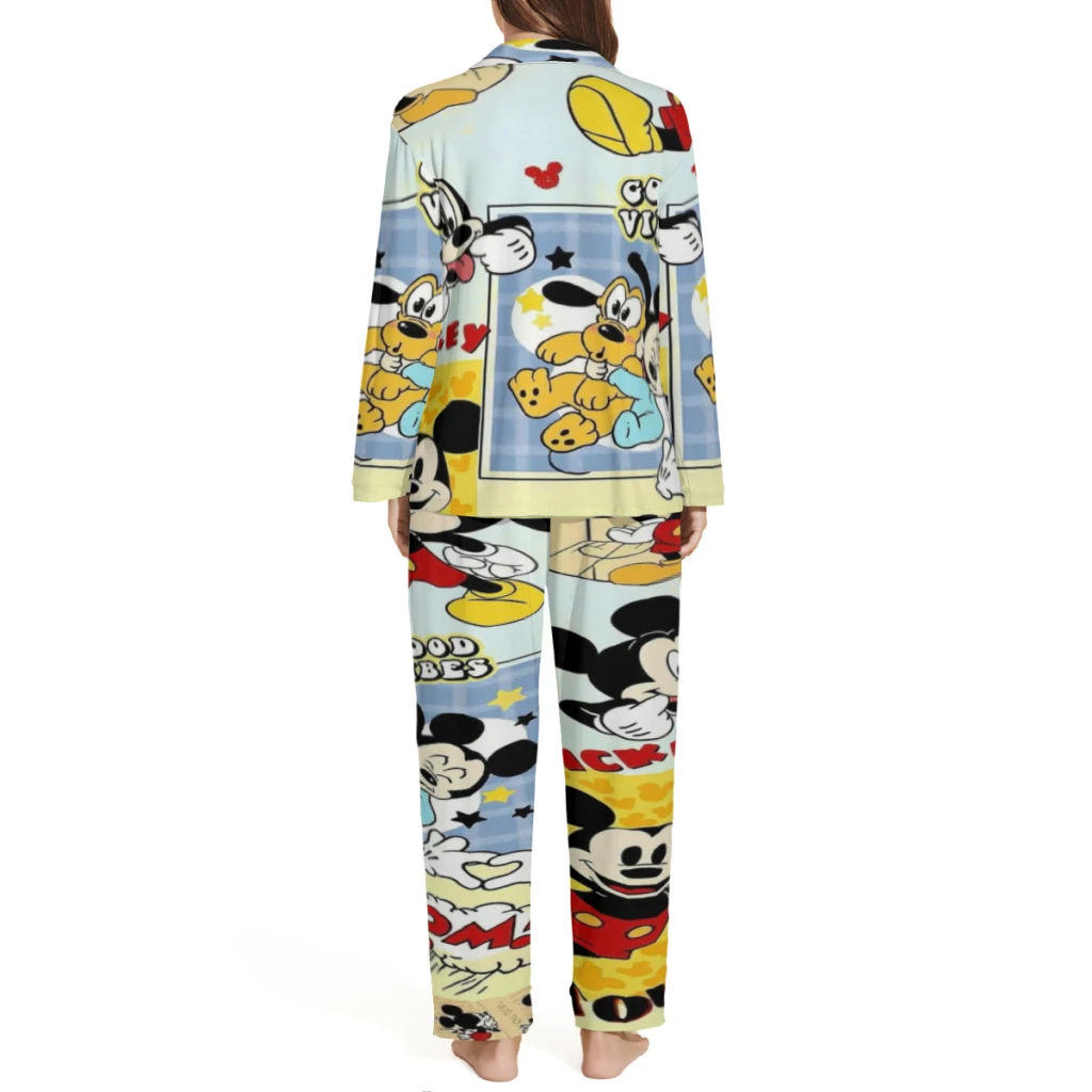 Белая пижама Disney с Микки Маусом выбранные узоры Минсо милый стиль