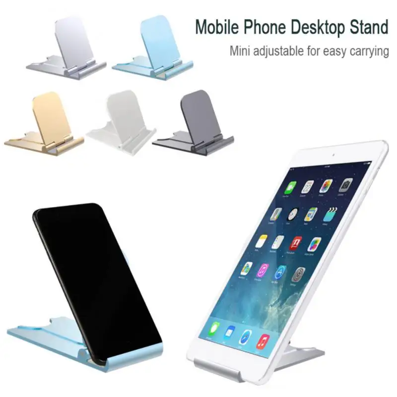 

Foldable Desk Stand Universal Phone Holder Stand Base Candy Color Mobile Phone Bracket For IPhone Xiaomi Huawei Smartphone