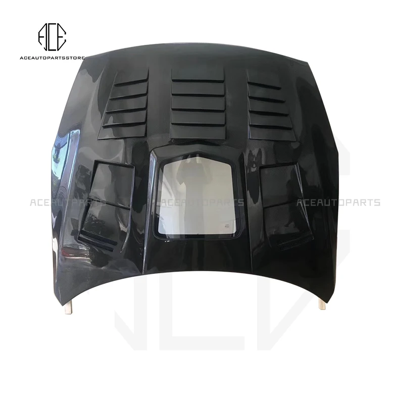 Лидер продаж карбоновый капот двигателя стекло автозапчасти подходящие для Nissan