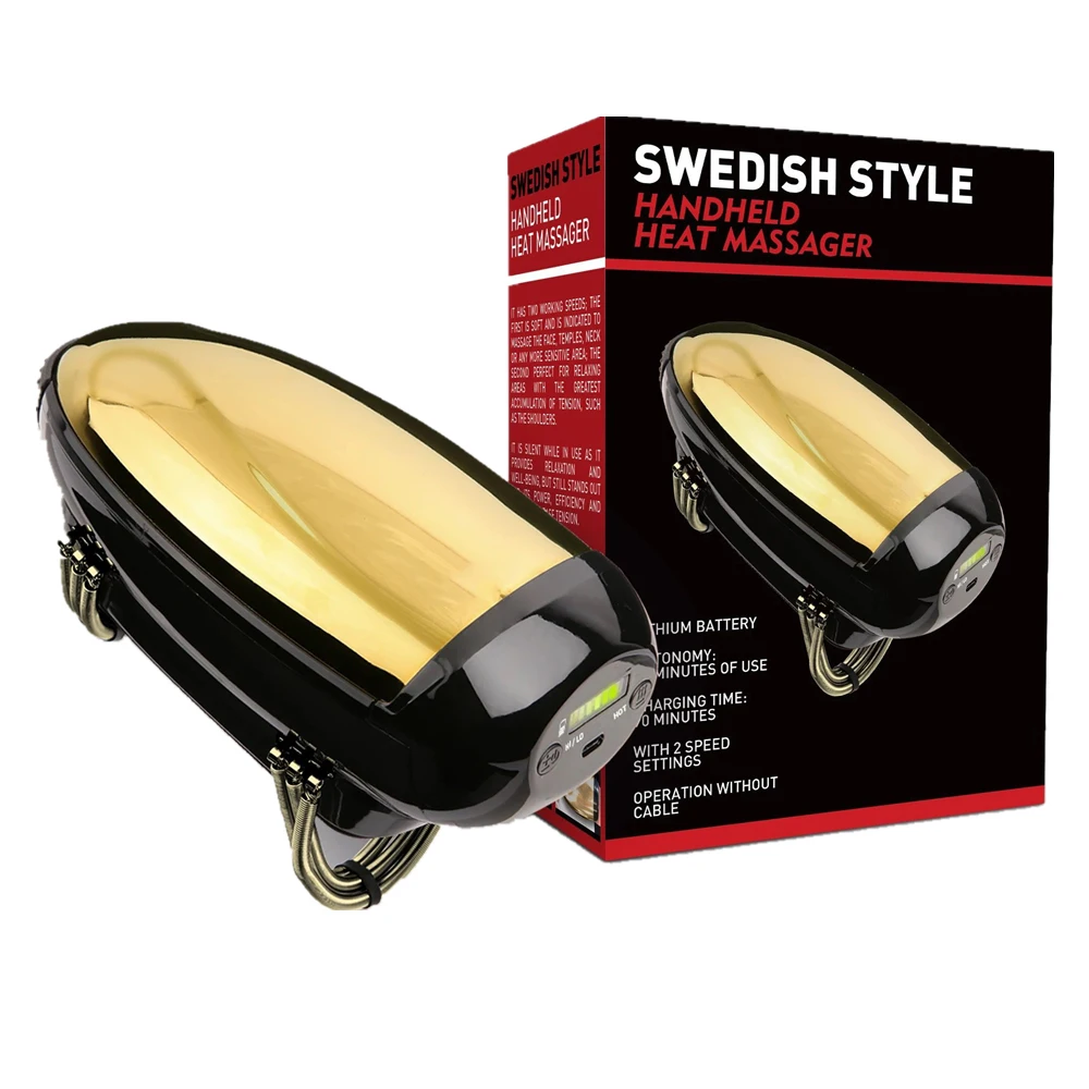 Парикмахерский массажер профессиональный вибрационный беспроводной ручной