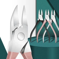 professional nail art clipper nipper dead skin shear polishing sanding manicure care tools stainless steel nail cutter scissors