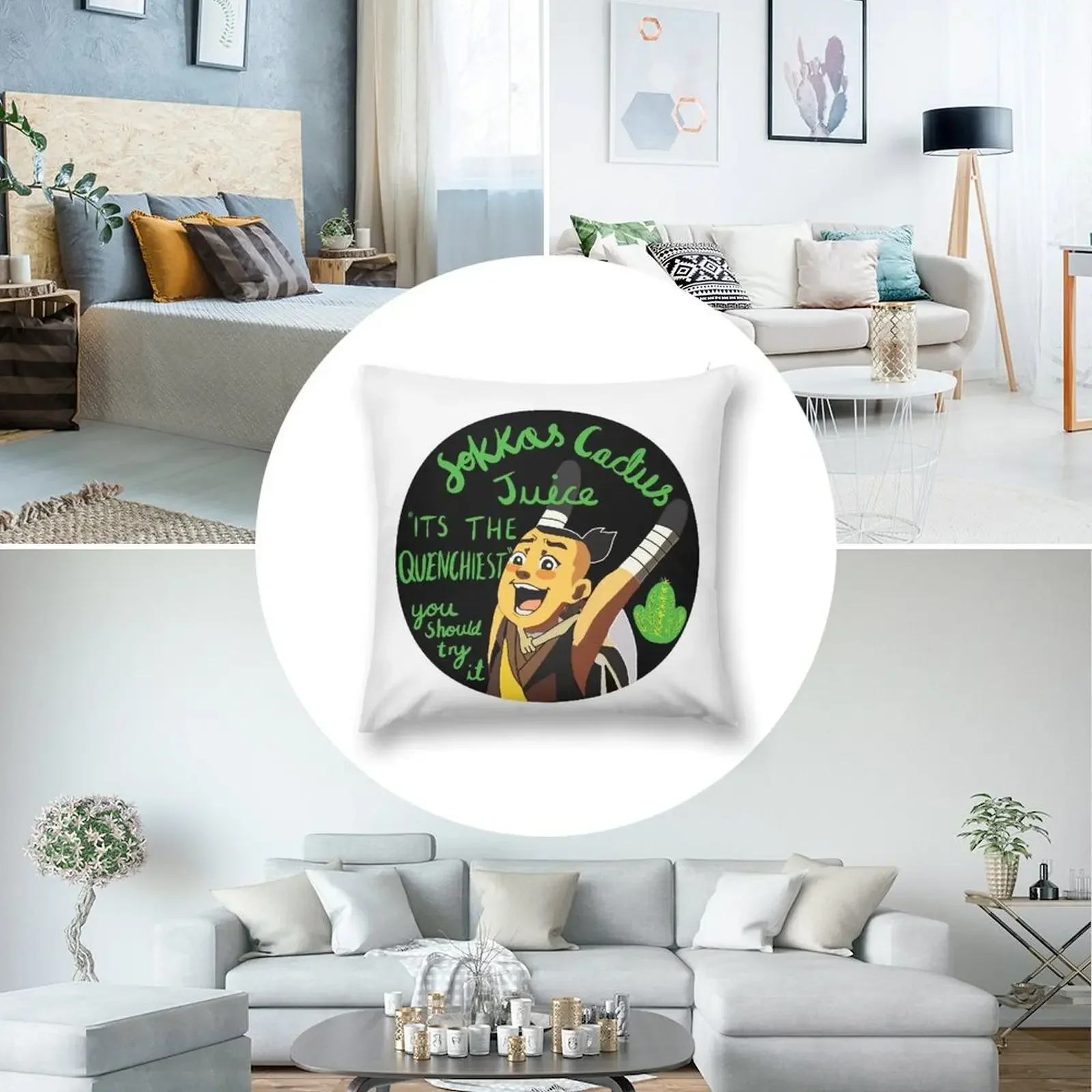 It the Quenchiest-Sokka's Cactus Juice ATLA декоративная подушка Роскошные декоративные подушки