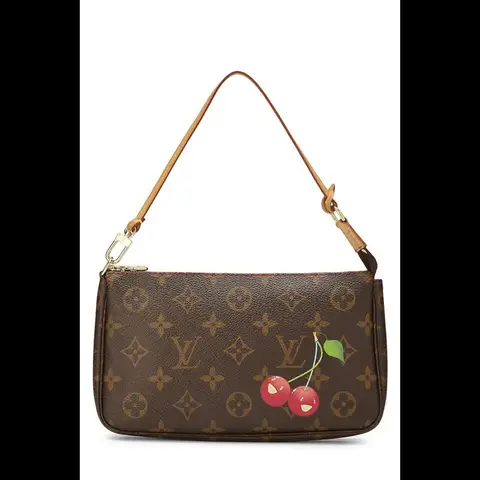 Женская коричневая сумка-клатч Luis Vuitton