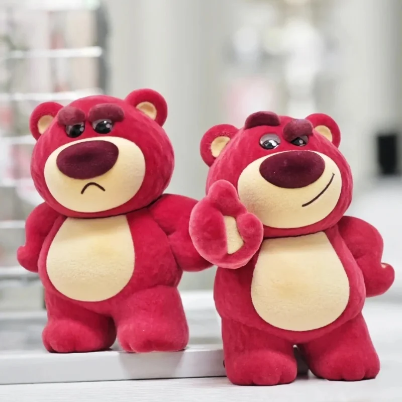 52toys Disney Lotso It's Me 2 клубничный Медвежонок второго поколения флокирующая Модель
