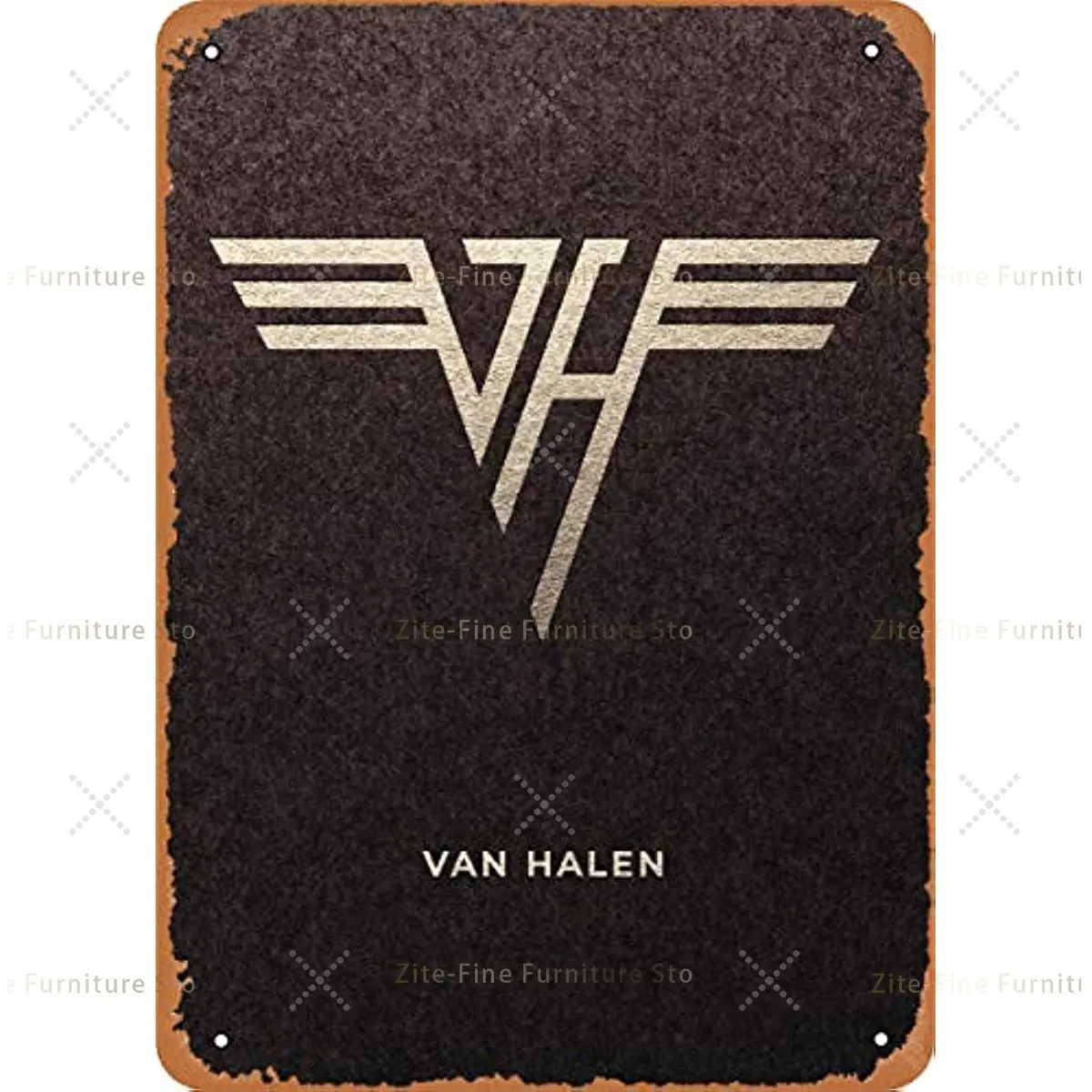 

Music Van Halen Plaque Poster Metal Tin Sign 8" x 12" Vintage Retro Wall Decor