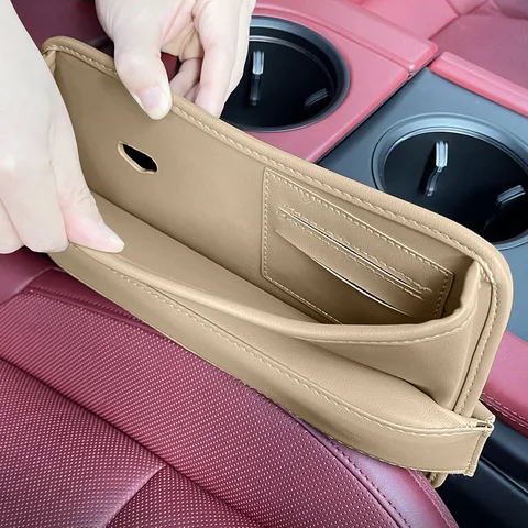 Для Skoda Octavia A5 2 Tour A4 Mk1 Mk2 3 Rs 2006 1Z A7 Сумка для хранения автомобильного сиденья с разрезом Держатель зазора ОрганайзерыАвтомобильные аксессуары