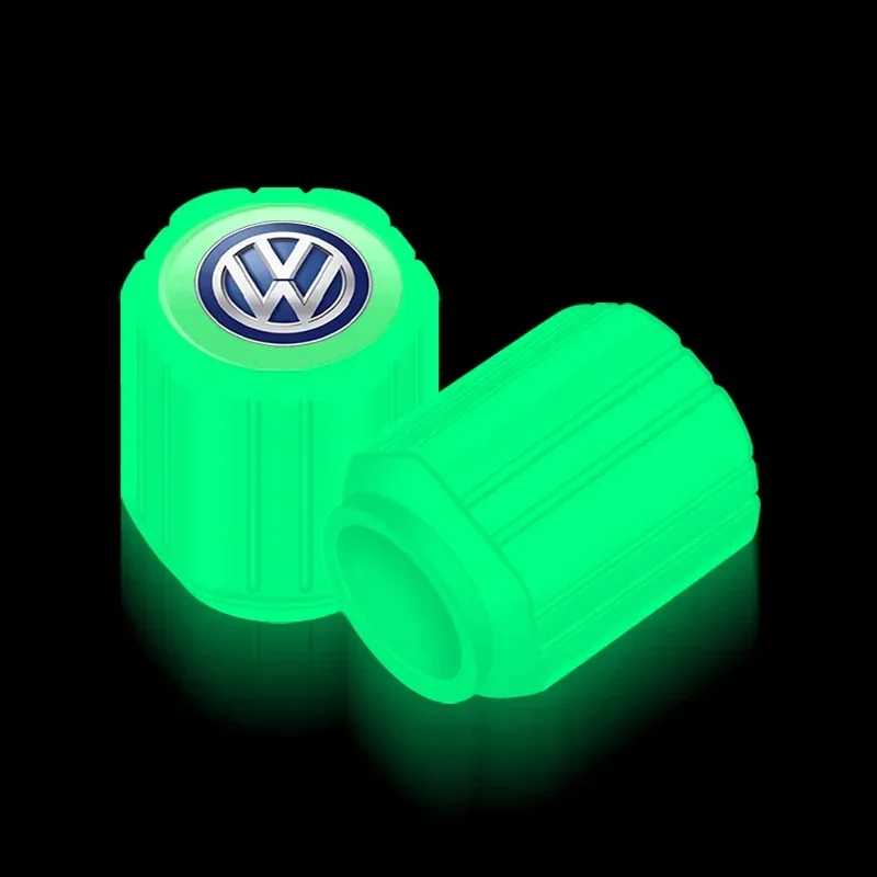 VW для Volkswagen флуоресцентные колпачки автомобильных штоков клапанов шин крышка