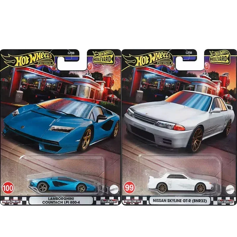 Оригинальные автомобильные игрушки Hot Wheels премиум класса для мальчиков 1/64 литые