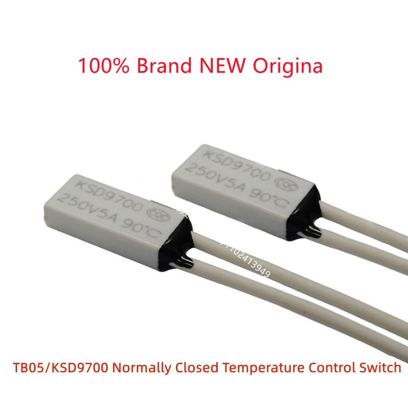 10 шт./партия TB05/KSD9700 термопротектор малого объема 40 ~ 150 градусов нормально закрытый 5A термостат с переключателем контроля температуры