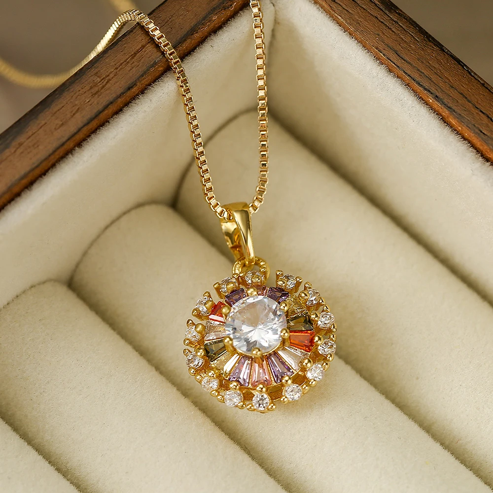 Модное ожерелье NEWBUY с подвеской из натуральной ракушки, сердца, бабочки, роскошное колье из нержавеющей стали с фианитом класса ААА, бриллиантовое ювелирное изделие для женщин