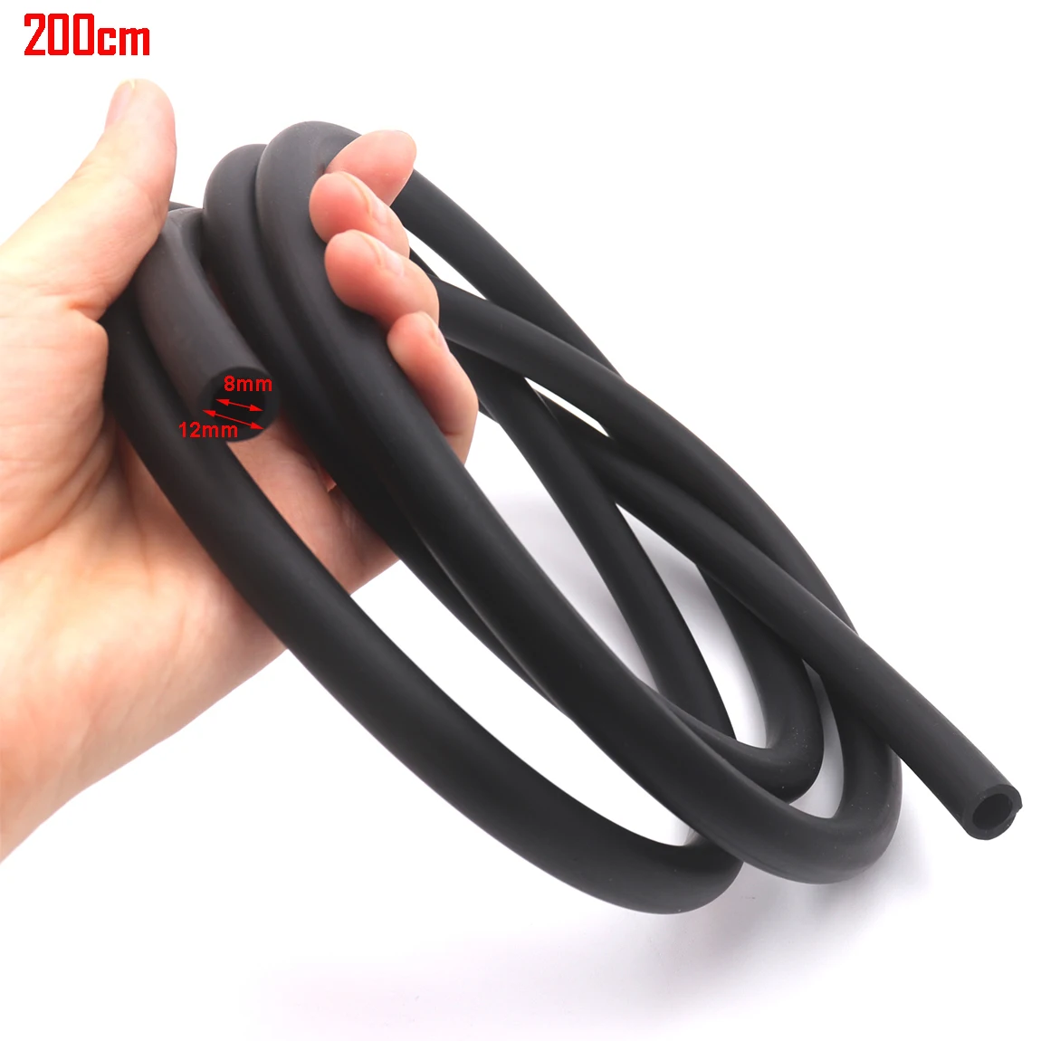 

Топливный шланг, аксессуары для мотоциклов, шланг 8x12 мм, для масла, газа, бензина, маслостойкий резиновый шланг