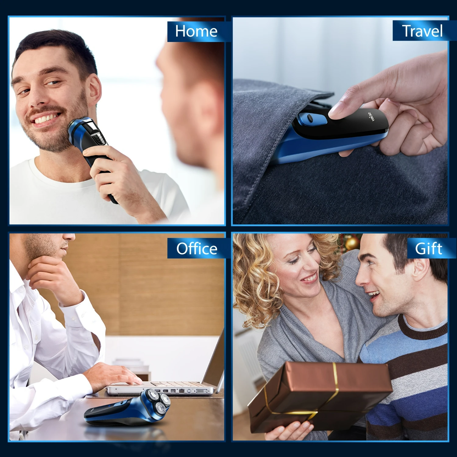 Беспроводная электробритва Sejoy для мужчин