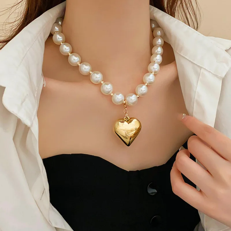 Ожерелье Draweye с бусинами для женщин винтажное корейское модное Ювелирное