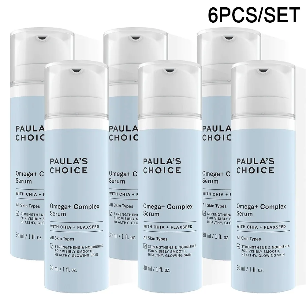 

6PCS Paula‘s Choice Omega Complex Serum WITH CHIA FLAXSEED For All Skin Types Strengthens & Nourishes Glowing Skin 30ML