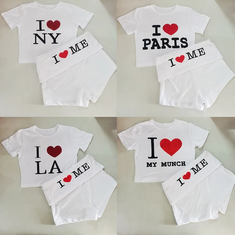 

Letter Prints Series Harajuku T-shirts Womens Streetwear Skinny Crop Tops Summer Y2k Clothes Baby Tees Retro O-neck Short Sleeve