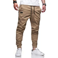 men cargo military pants autumn casual skinny pants army long trousers joggers pocket leather pants with small legs
