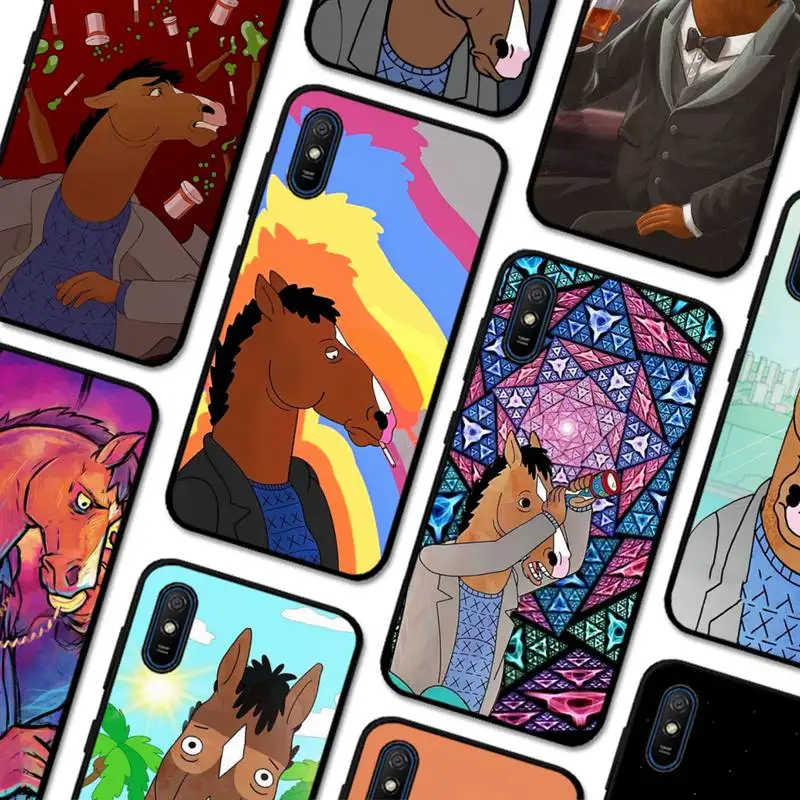 

Cartoon B-boJack Horsemans Phone Case for Redmi 5 6 7 8 9 A 5plus K20 4X S2 GO 6 K30 pro