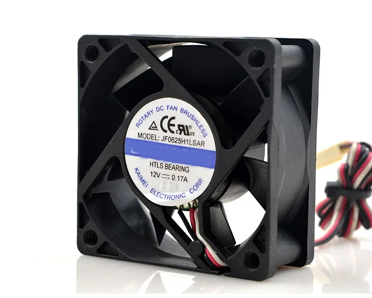 

New original JF0625H1LSAR 6025 12V 0.17A 6CM 3-wire cooling fan