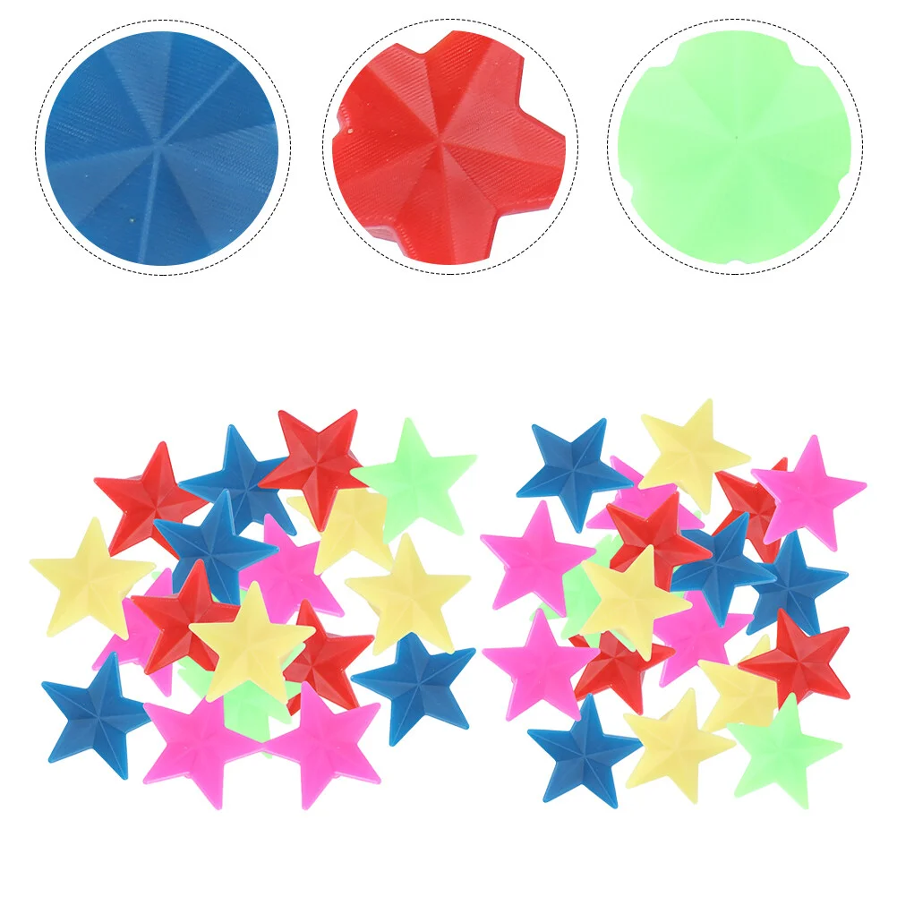 

72pcs Bike Spokes Decor Assorted Colors Bike Spoke Star Clips Bike Accessories