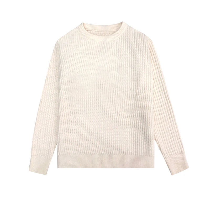 

Women's round neck pullover sweater