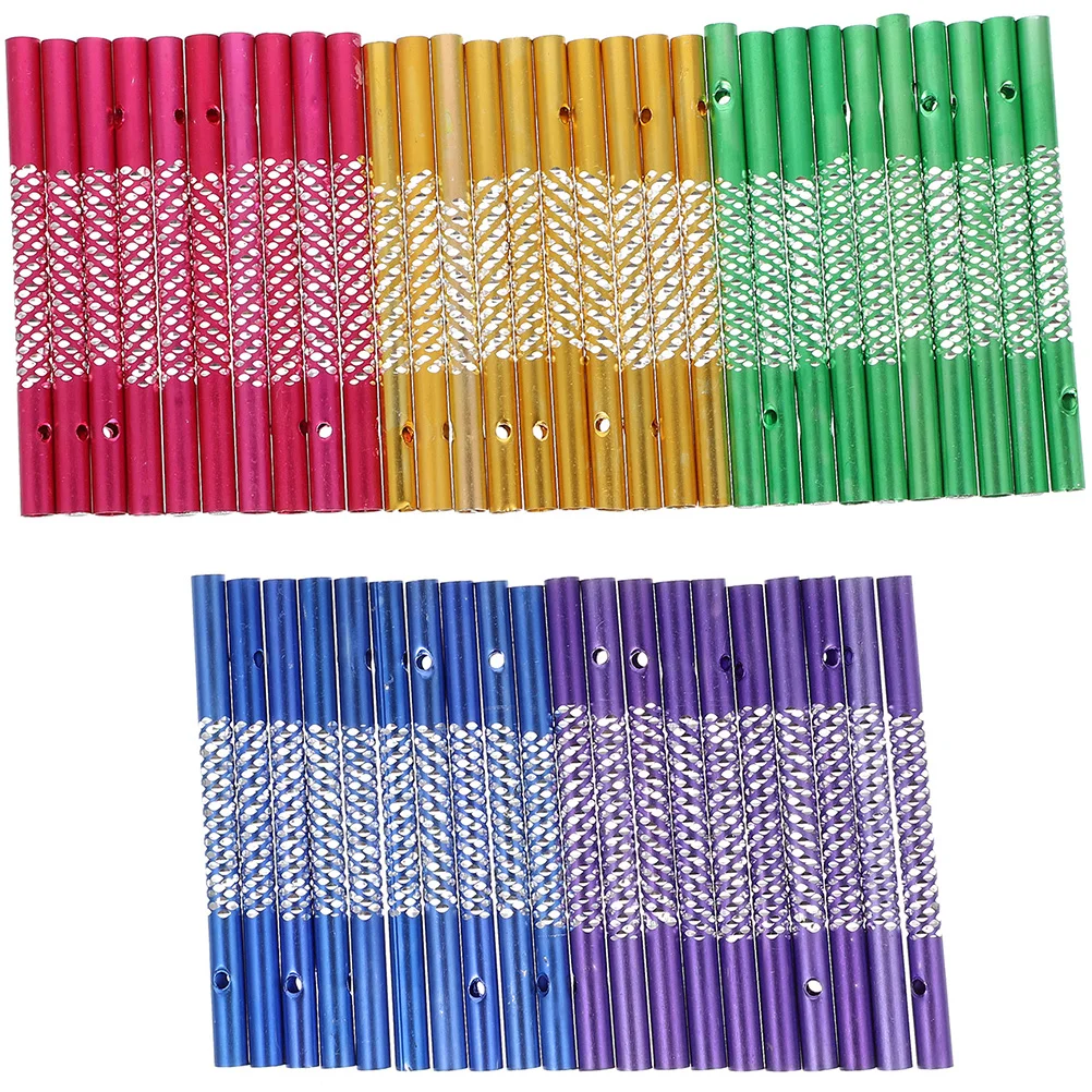 

100pcs Home Aluminum Decoration Wind Chime Replacement Pipe Wind Chime Tubes Garden Wind Chime Tube Wind Chime Supplies