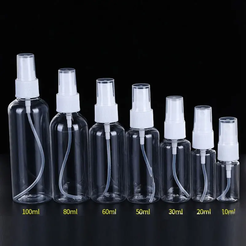 

30ml/50ml/100ml Lotion Emulsion Refillable Bottle Plastic Perfume Spray Bottle Transparent Travel Portable Empty Sub-Bottling