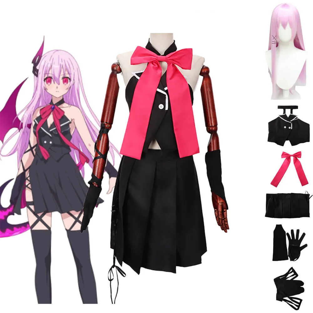 

Костюм для косплея Шарон из аниме задействовать, костюм для взрослых, унисекс, топ, юбка, парик, Хэллоуин, сексуальная крутая Боевая форма, ко...