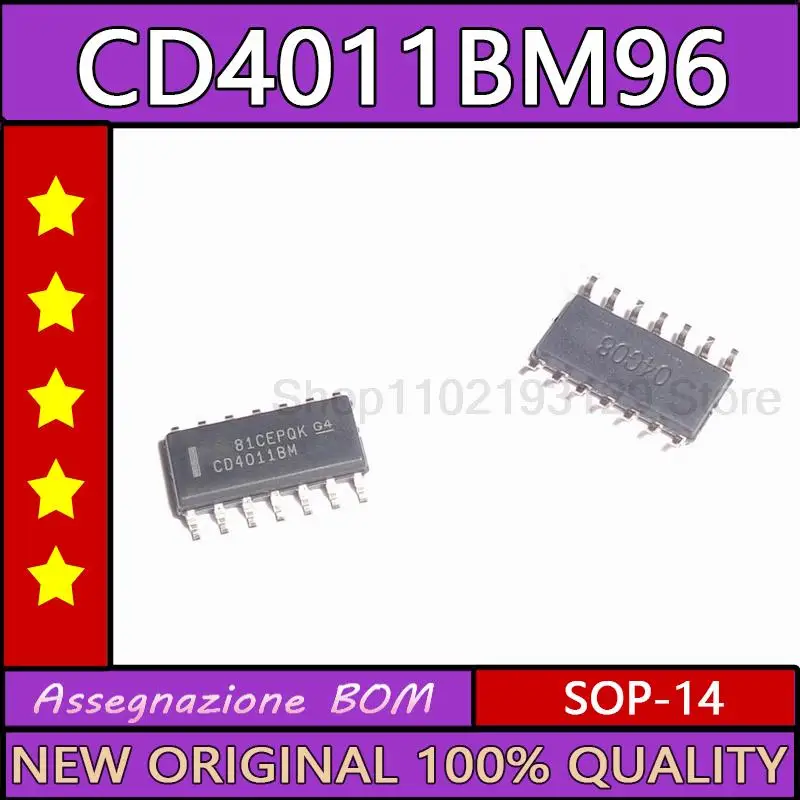 

10 шт./лот Cd4011bm патч sop-14 новый оригинальный импортный cd4011bm96