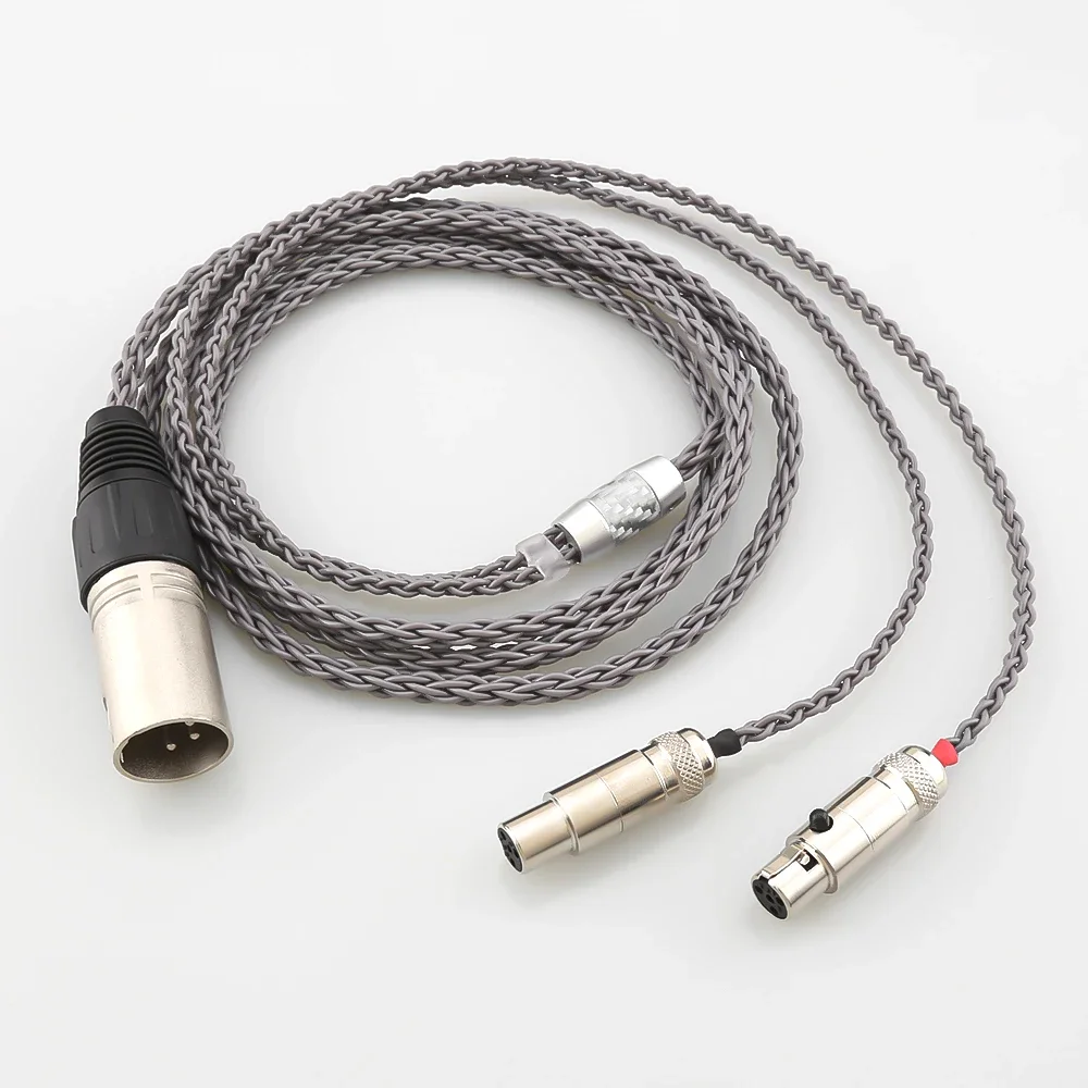 8-ядерный HIFI 4-контактный UPOCC 2 5 4 мм XLR сбалансированный кабель для обновления