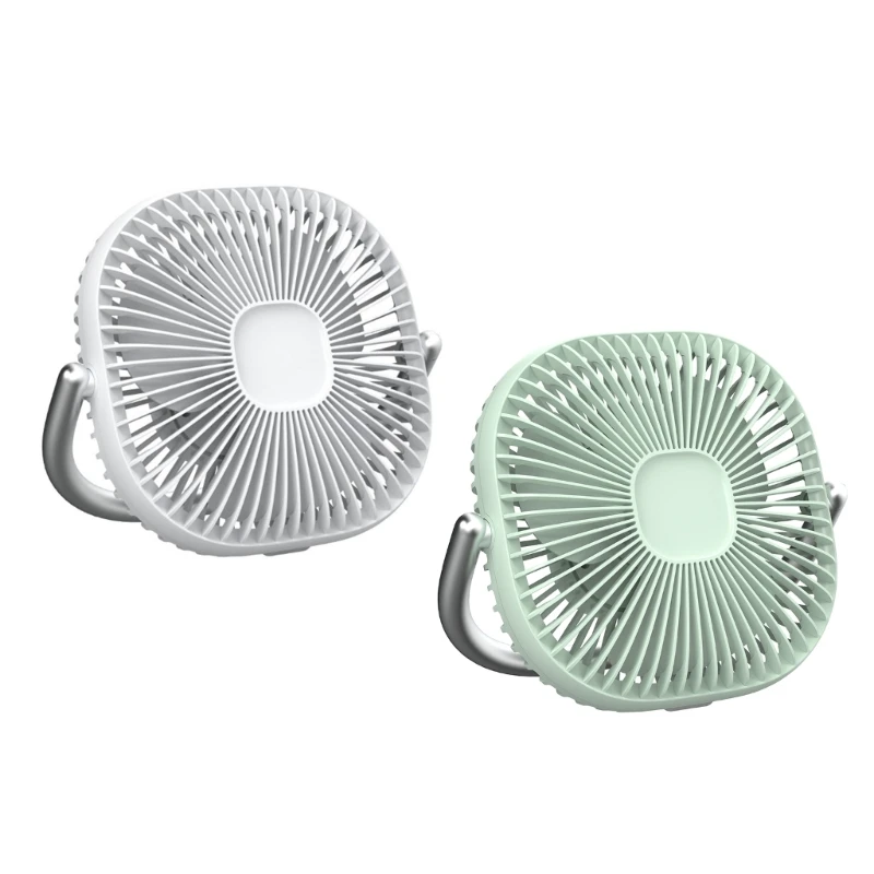 

3 Speed Small Camping Tent Fan with 2400mAh Long-Lasting Battery and LED Lights for Outdoor Adventures