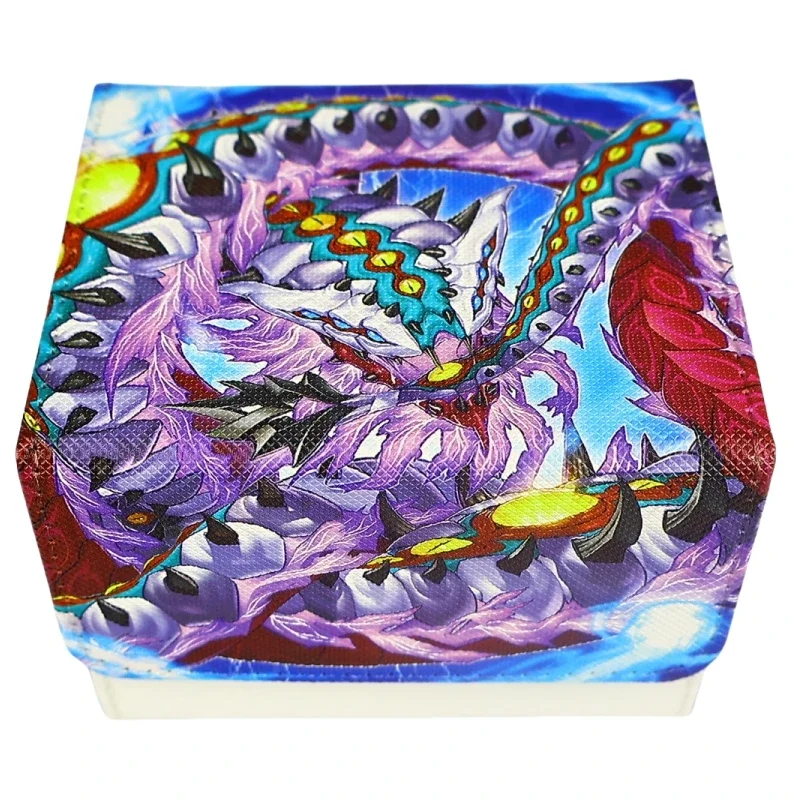 Yu Gi Oh Materiactor Exagard Animation Персонажи DIY Кожаный ящик для хранения карт Аниме Классика