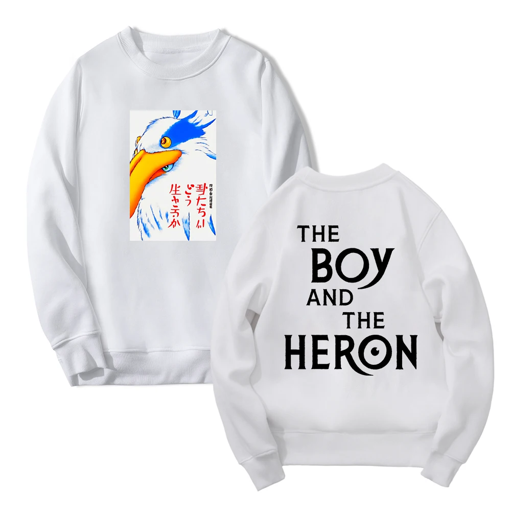 Новая японская уличная одежда с длинными рукавами из аниме Мальчик и цапля для