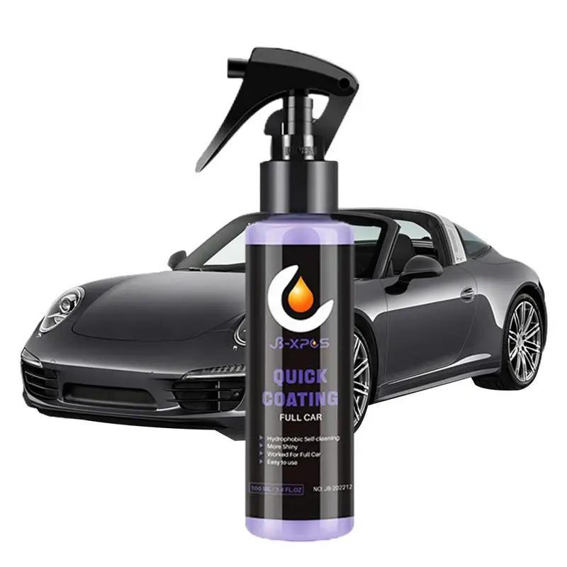 

High Protection Quick Car Coating Spray Coat Ceramic Coating Car Wax Polish 100ML Car Wash&Wax Hydrophobic Top Coat