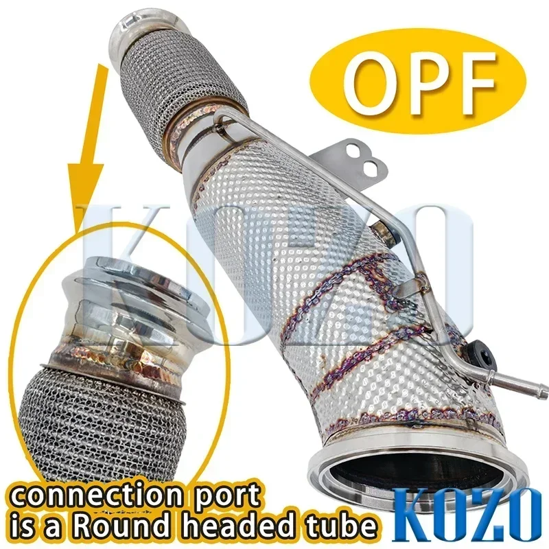 

Даунпайп с высоким расходом для BMW B58 M140i M240i 340i 440i 540i 640i 740i Z4 M40i 840i 2016+