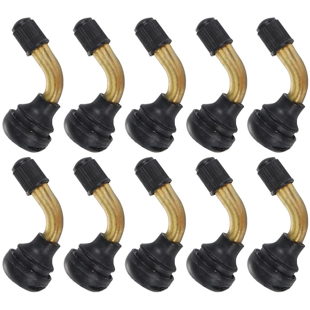 

10 Pcs Vacuum Tire Valve Valves Extenders Stem Universal Adapter Car Extension Bike Stems Bent Sports