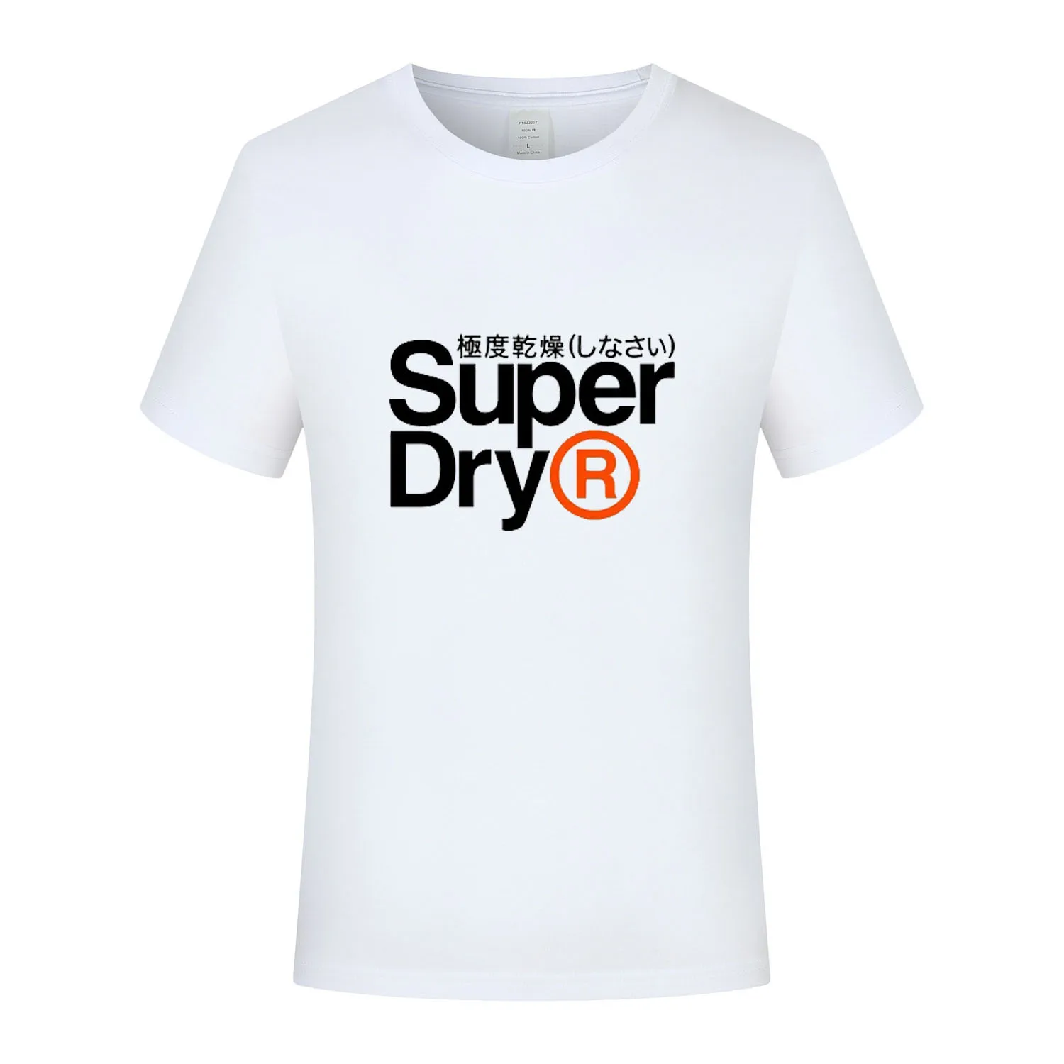 

Superdry 2023 New Casual Summer Wear Men's Pure Cotton Round Neck T-shirt Printed Men's Sports Comfortable Short Sleeve 57