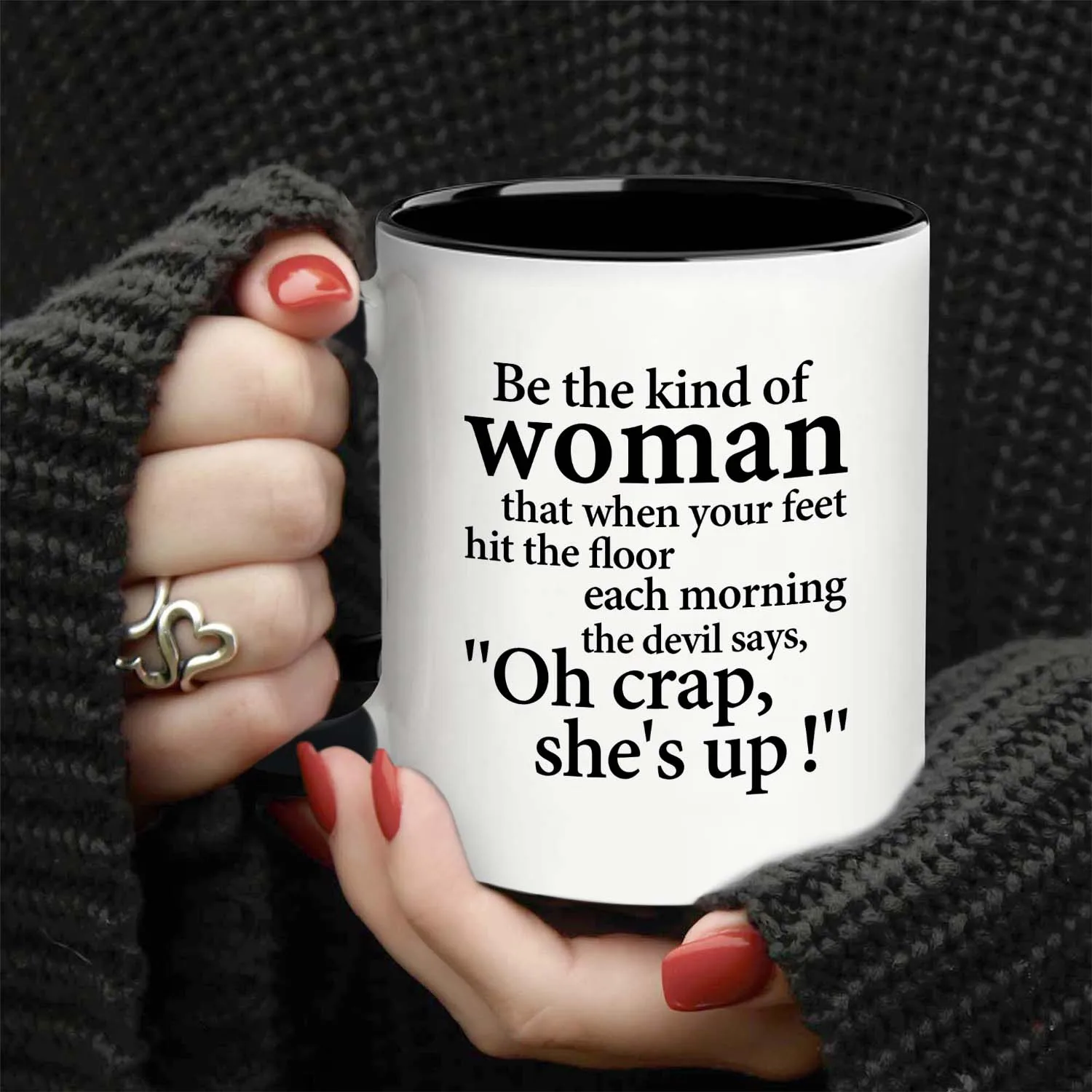 Керамическая Кружка На 11 Унций Женская Готовая Забавная Кофейная Чашка