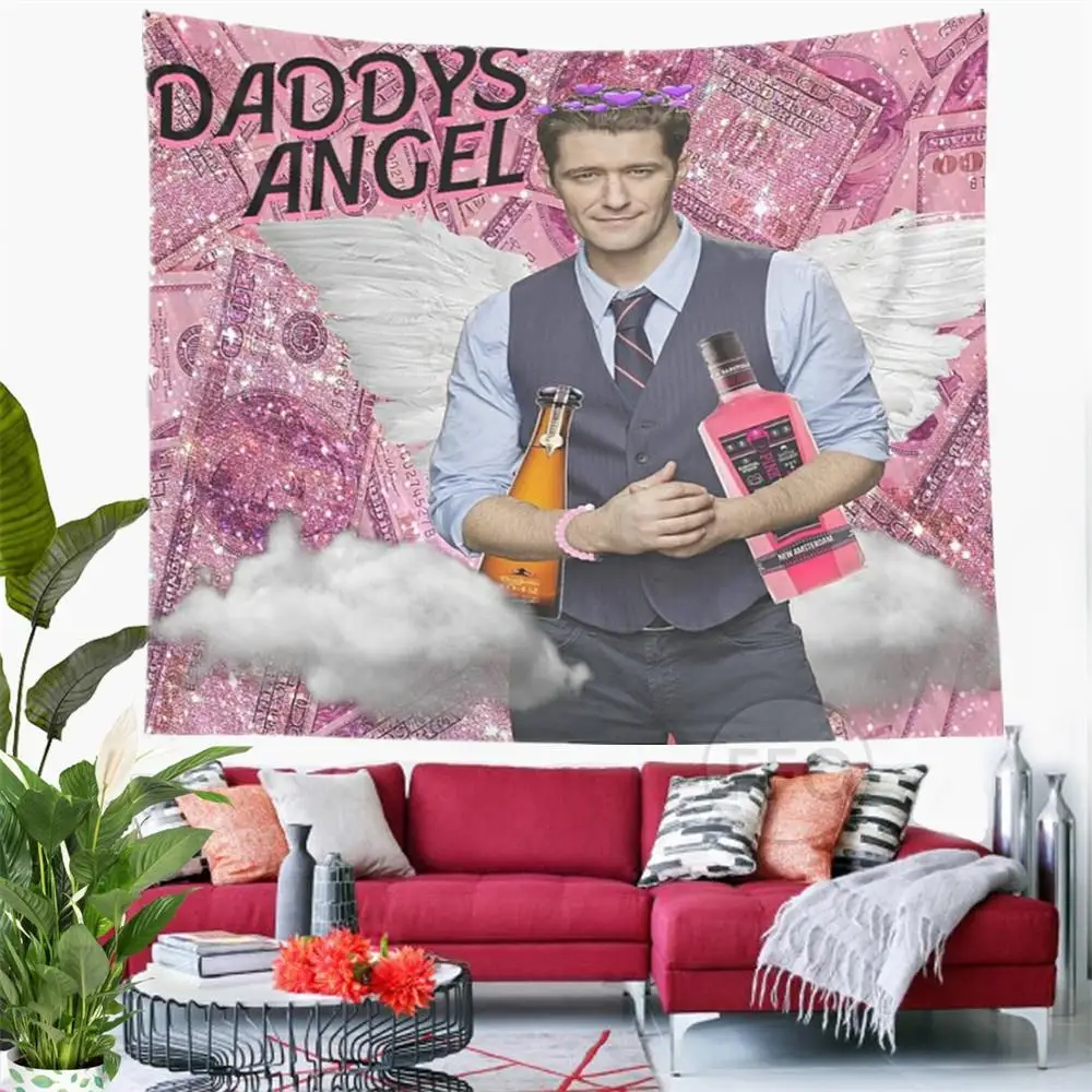 

Настенный декор Exterminate, настенный гобелен Мэтью морнизона, комнатный декор, эстетичный розовый гобелен с мемом, украшение вечерние, баннер д...