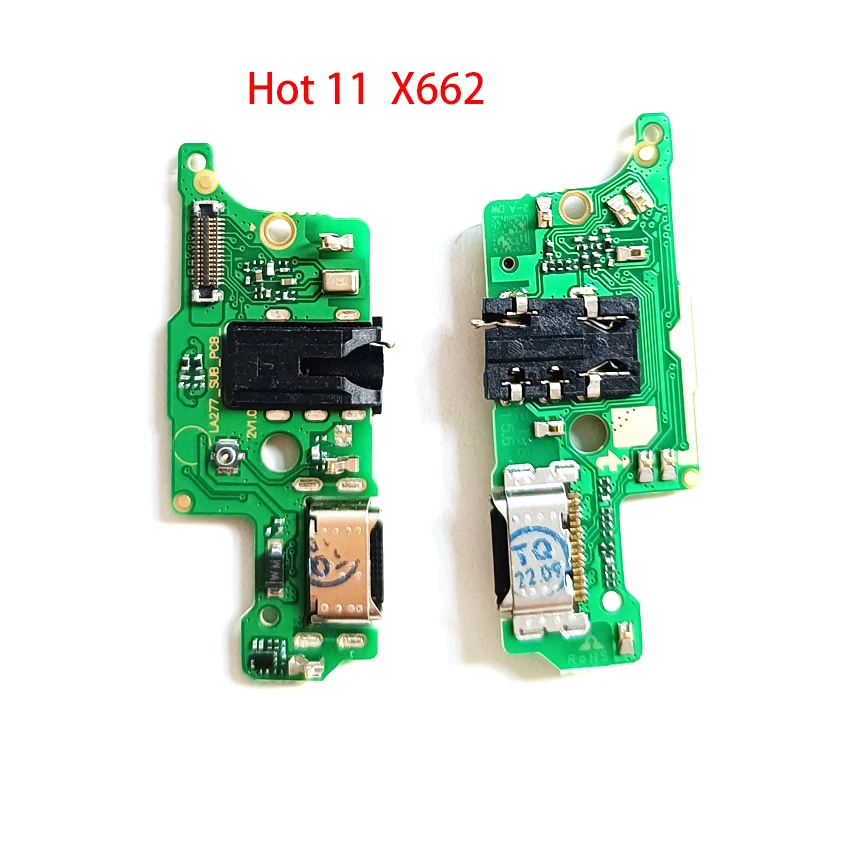 

10Pcs USB Charging Port Charger Connector Board Flex Cable For Infinix Hot 8 X650 7 5 Hot 9 Play X655 6 Hot 10 Pro Hot 11 Lite