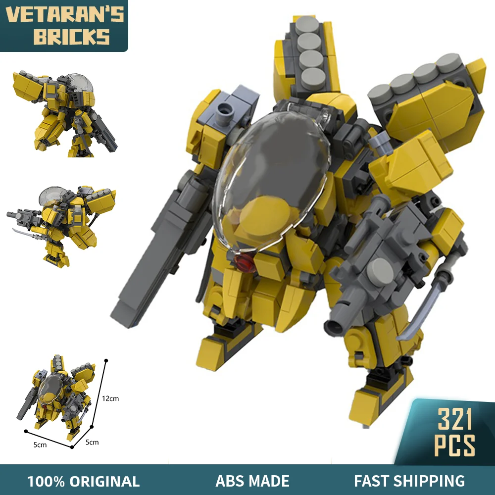 

MOC AF-05 военная машина Броня Альфа команда Робот Мех меха модель воина Модульные строительные блоки Набор Кирпичи Игрушка ребенок Рождествен...