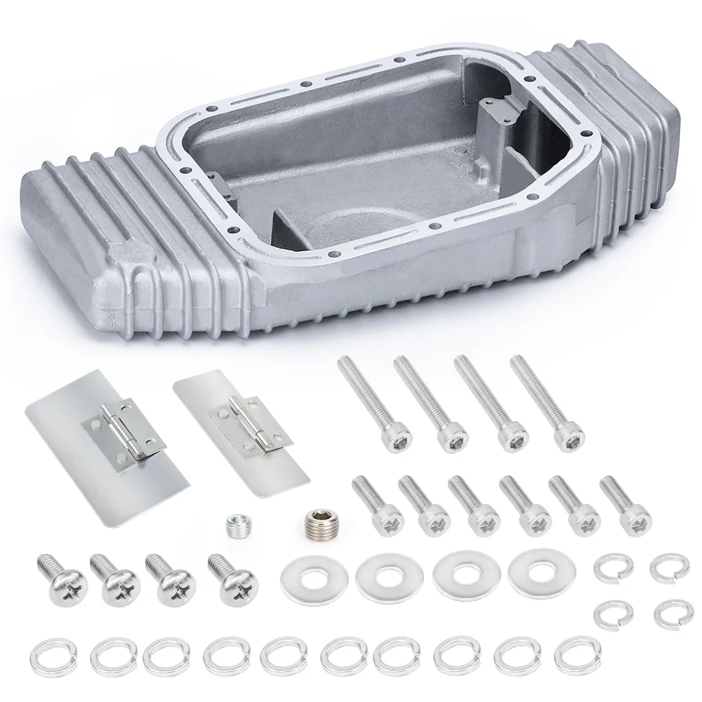 

LIZHI-Обновление поддона масляного поддона высокой емкости из литого алюминия с перегородками для 89-02 Nissan SR20 SR20DET S13 S14 S15 Silvia 240SX 180SX