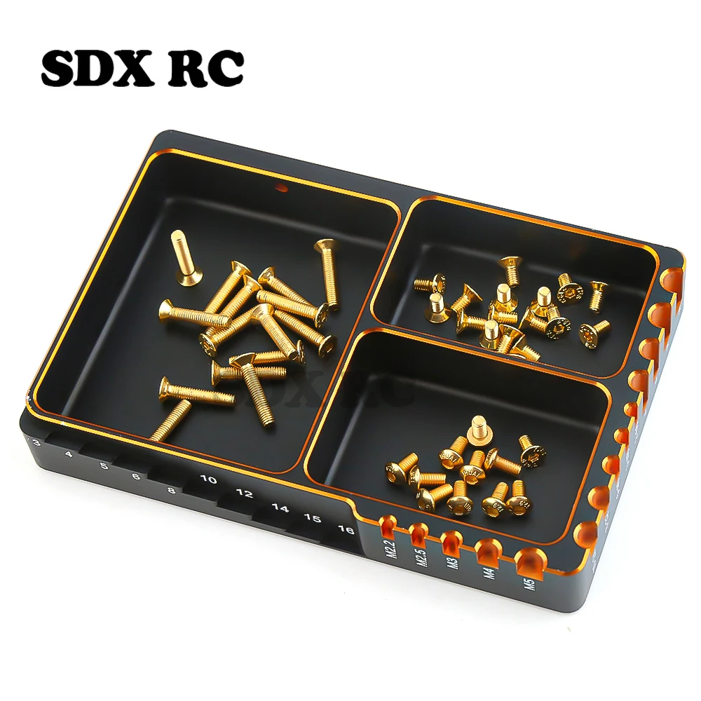 

Screw tray screw storage measuring tool Plug welding fixing tool R72 for HSP TRX4 ARRMA KARTON 2WD 4WD LOSI GEN8