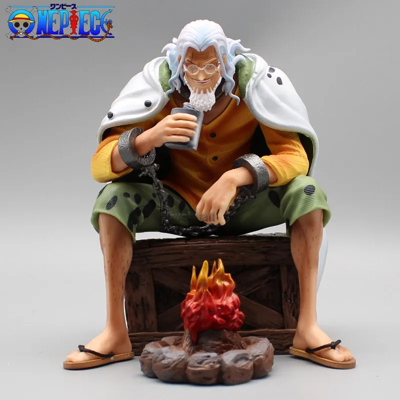 

One Piece Figure Silvers Rayleigh Shanks Anime Figures Special Bonfire Delivery Figures Pvc Collection Toys Desktop Decoration