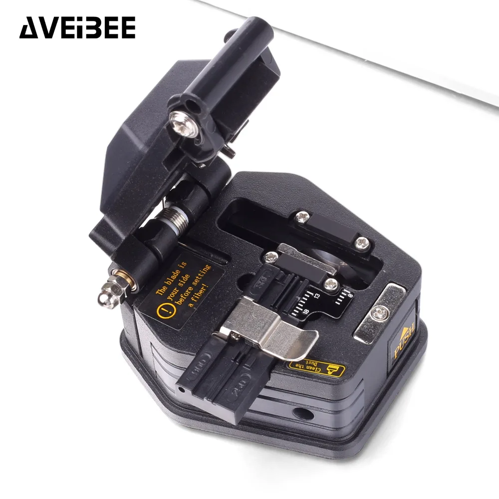 New Fiber cleaver SKL-6C cable cutting knife FTTH fiber optic knife tools cutter High Precision Fiber Cleavers 16 surface blade