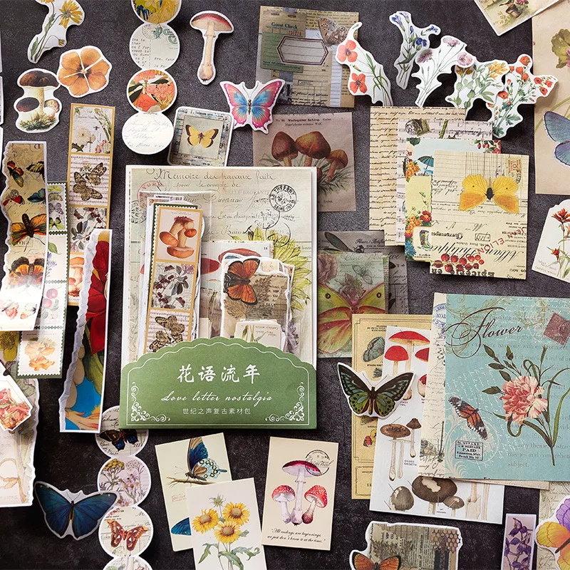 

100 шт., декоративные бумажные наклейки «Голос века»