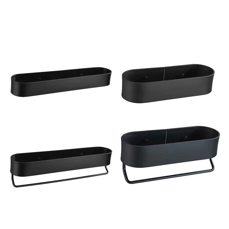 

Bathroom Shelf Rack Wall Mounted Shelves Bath Towel Holder Shower Storage Basket Kitchen Bathroom Organizer