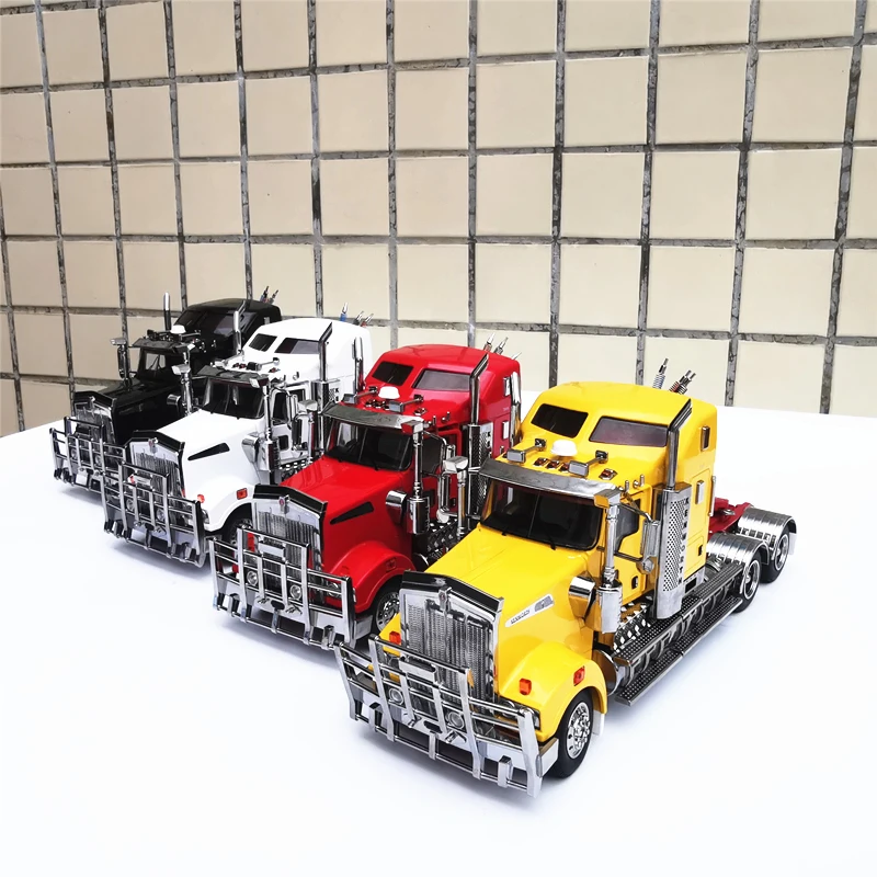 Фото Модель из сплава, игрушка в подарок, масштаб 1:32, Kenworth T909, 6X2, ось, австралийская прицепная головка, грузовик, трактор, транспортные средства, Коллекционная литая модель №1