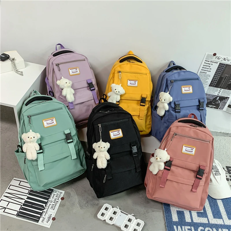 

Candy Colors Large Capacity High Quality Backpack Nylon Backpacks for School Teenagers Girls Laptop Work School Laptop Mochilas