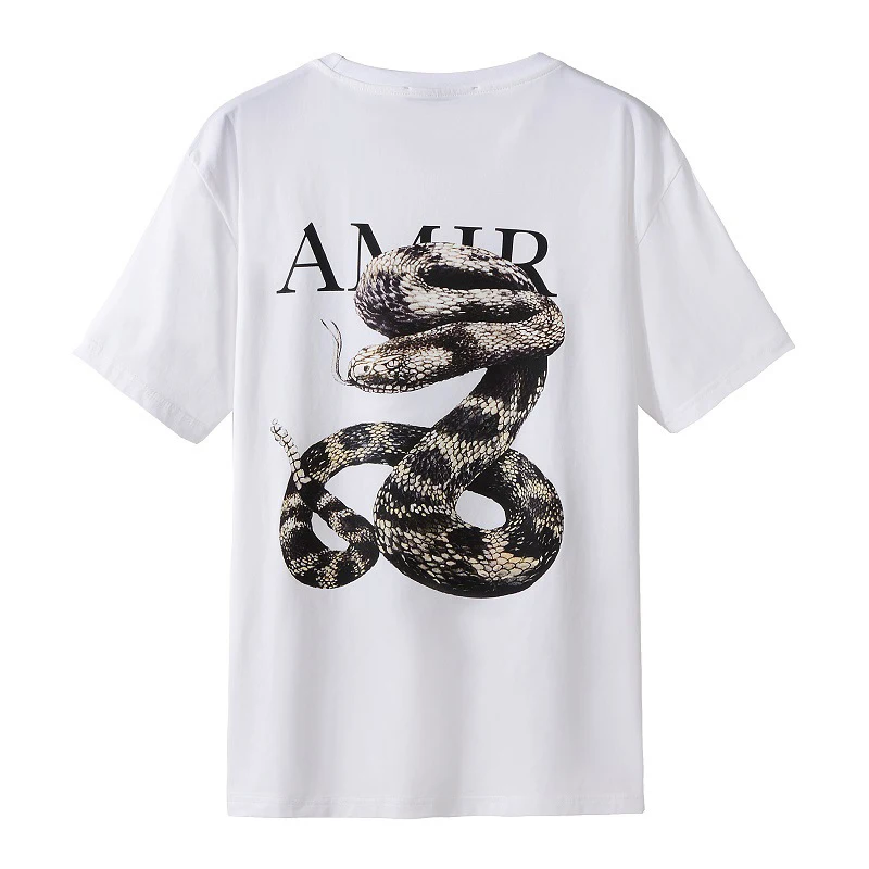 Высококачественная свободная дышащая мужская футболка с рисунком брызг круглым